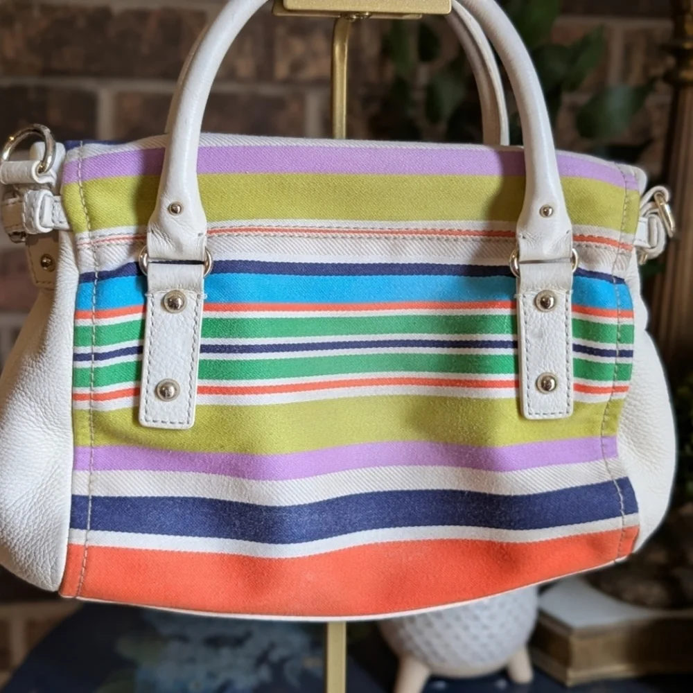 Kate Spade Multicolor Striped Satchel
